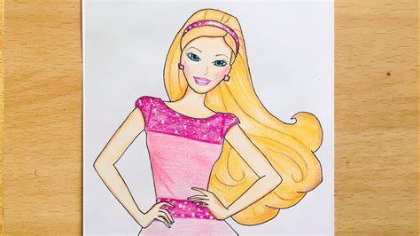 how do you draw barbie|barbie drawing hard.